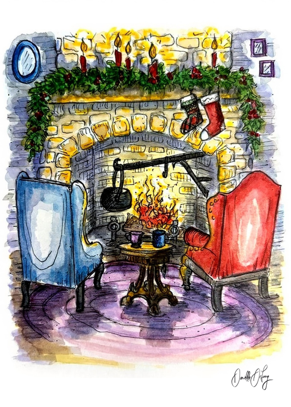 Limited Edition Holiday Cards - By Local Artist Danielle DeLong